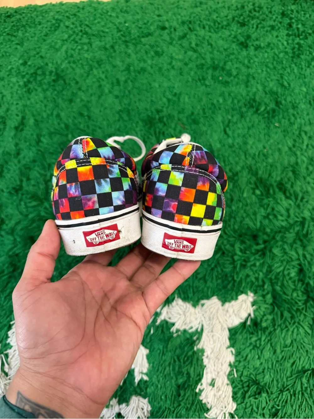 Vans heckerboard Rainbow Skate Shoes - Multi